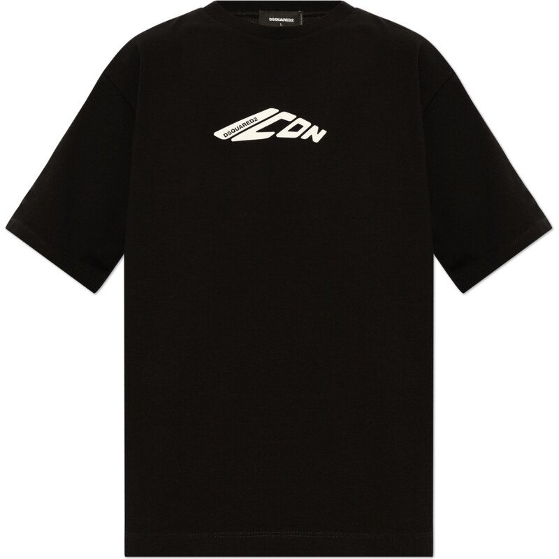 DSQUARED2 Logo Icon Black tričko 64376414