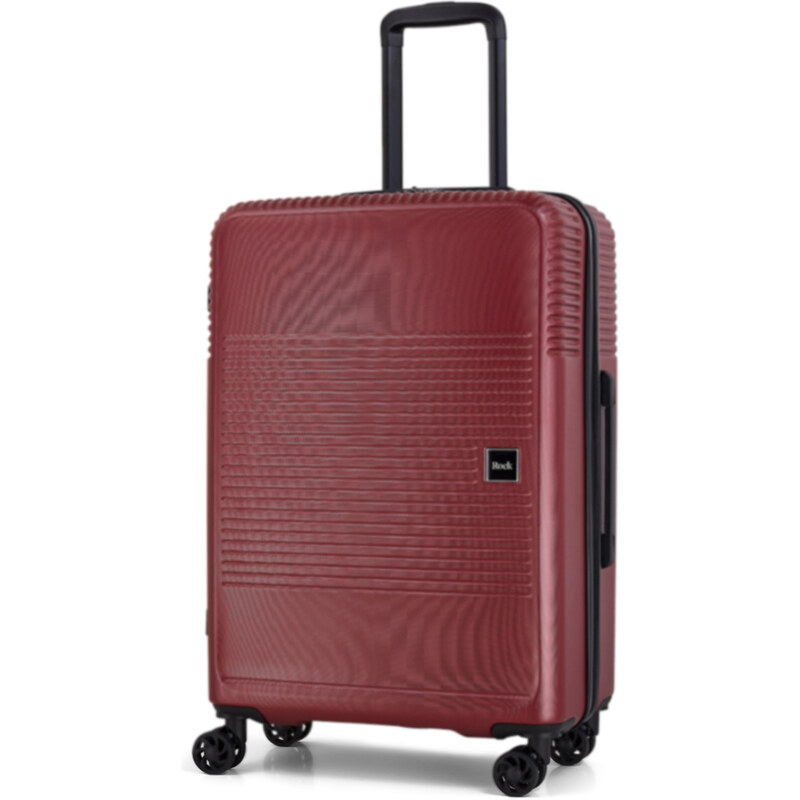 cestovný kufor ROCK Lincoln TR-0281/3-M ABS - vínová 64732699