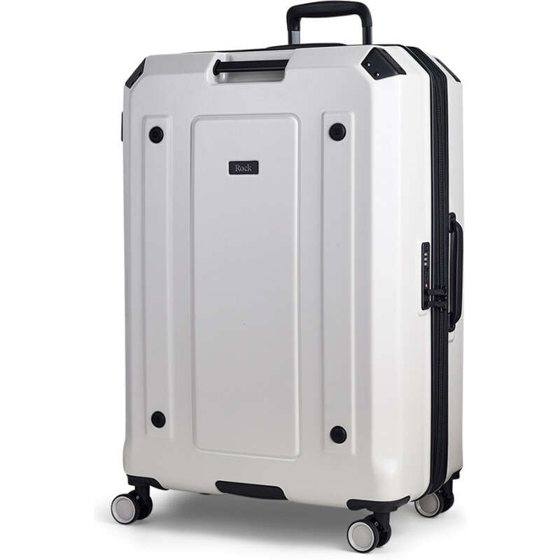cestovný kufor ROCK Alpine TR-0288/3-L ABS/PC - biela 64732702