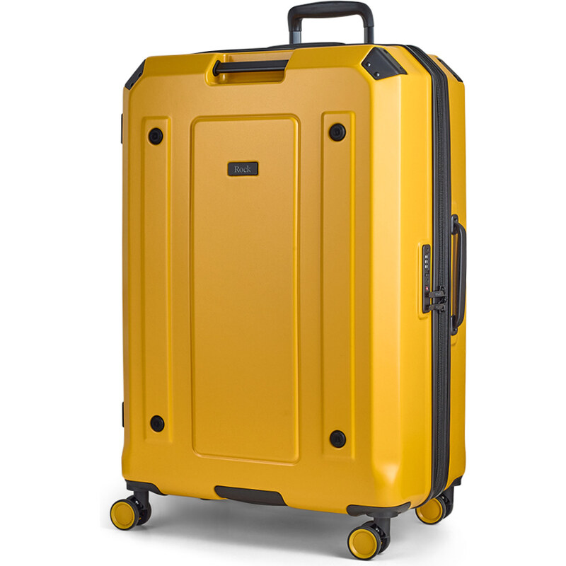 cestovný kufor ROCK Alpine TR-0288/3-L ABS/PC - žltá 64732703