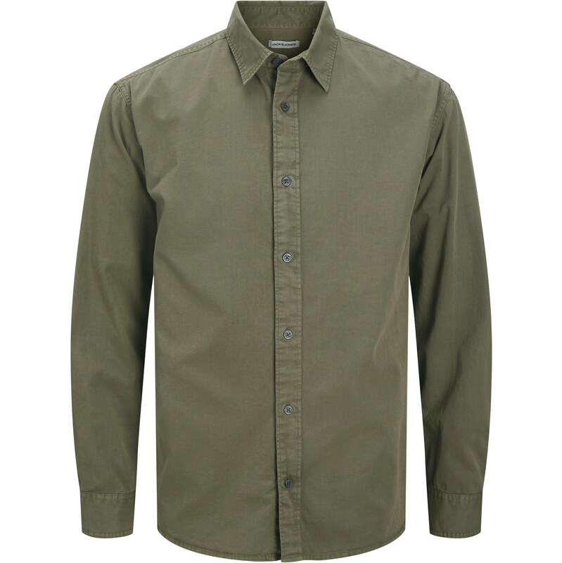 JACK & JONES Košeľa JJECHARGE tmavozelená 64391657