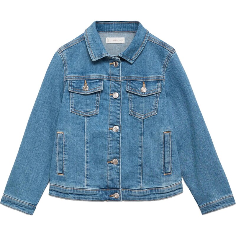 MANGO KIDS Prechodná bunda ALLEGRA1 modrá denim 65372952