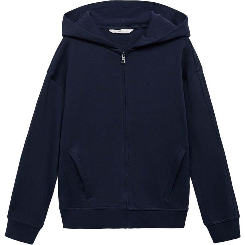MANGO KIDS Tepláková bunda FRANCIA námornícka modrá 64443359