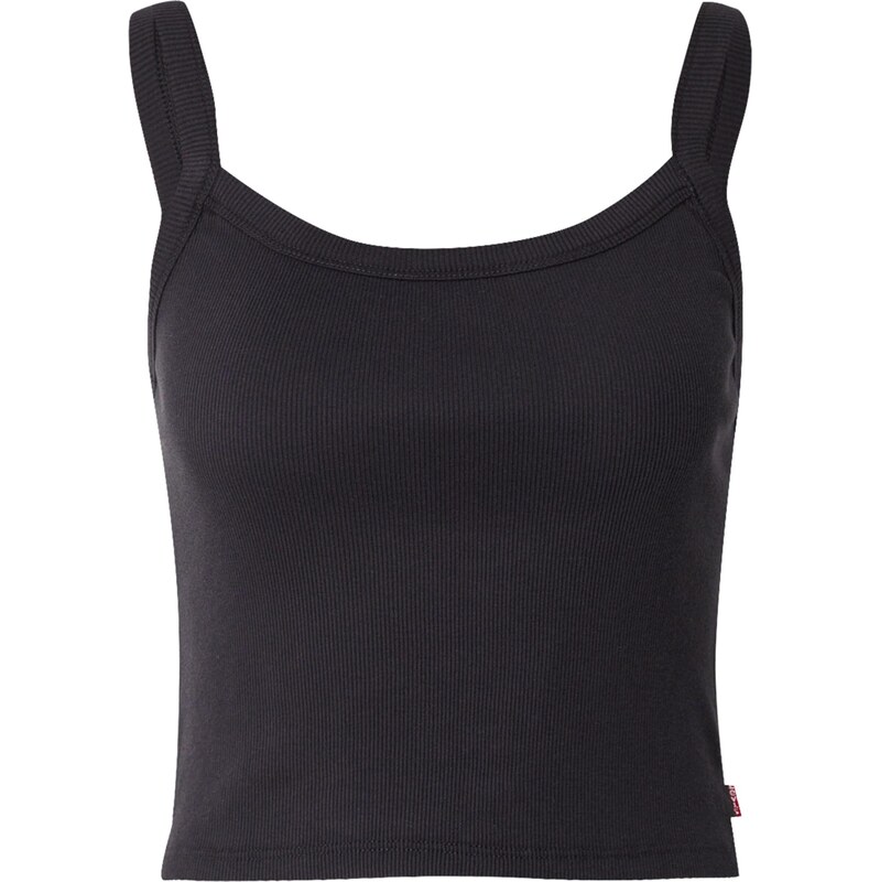 LEVIS Top Essential Sporty Ribbed Tank Top čierna 64383161