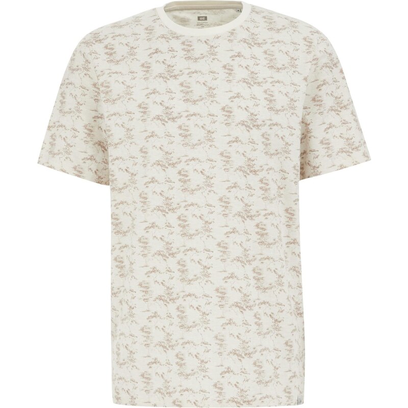 WE Fashion Tričko nebielená / prírodná biela 64383015