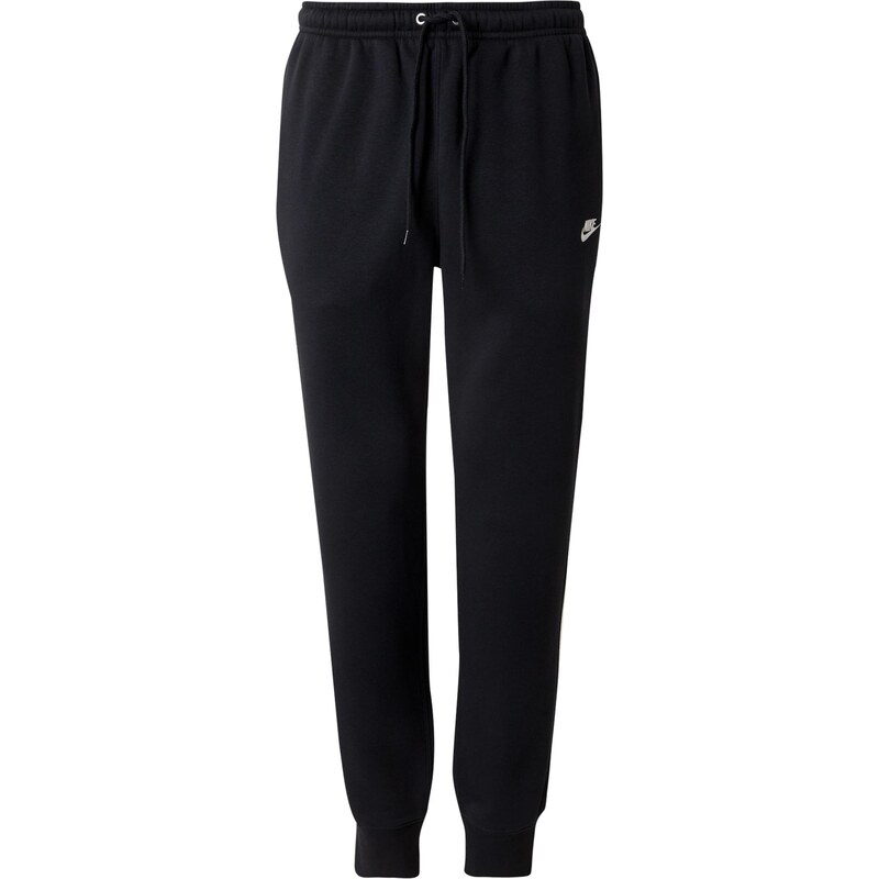 Nike Sportswear Nohavice Club čierna / biela 64383165