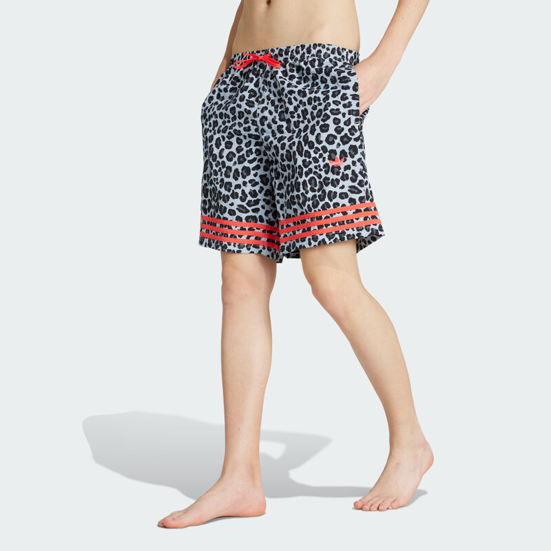 Adidas Plavecké šortky Leopard, 8-palcové 64383205