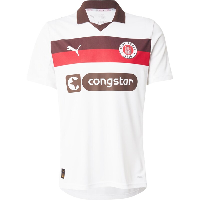 PUMA Dres FC St. Pauli 25/26 hnedá / červená / čierna / biela 64482365