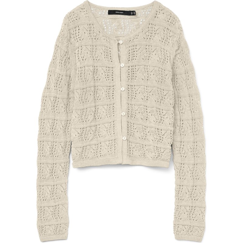 VERO MODA Kardigán VMAMAZING piesková 65707352
