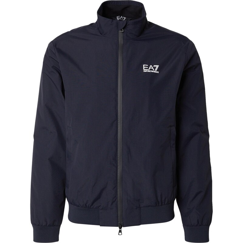 EA7 Emporio Armani Prechodná bunda tmavomodrá / biela 64390269