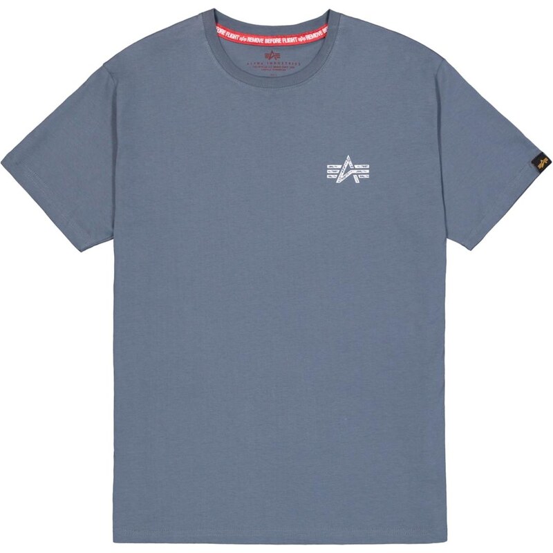 ALPHA INDUSTRIES Tričko sivá / červená / biela 64390154