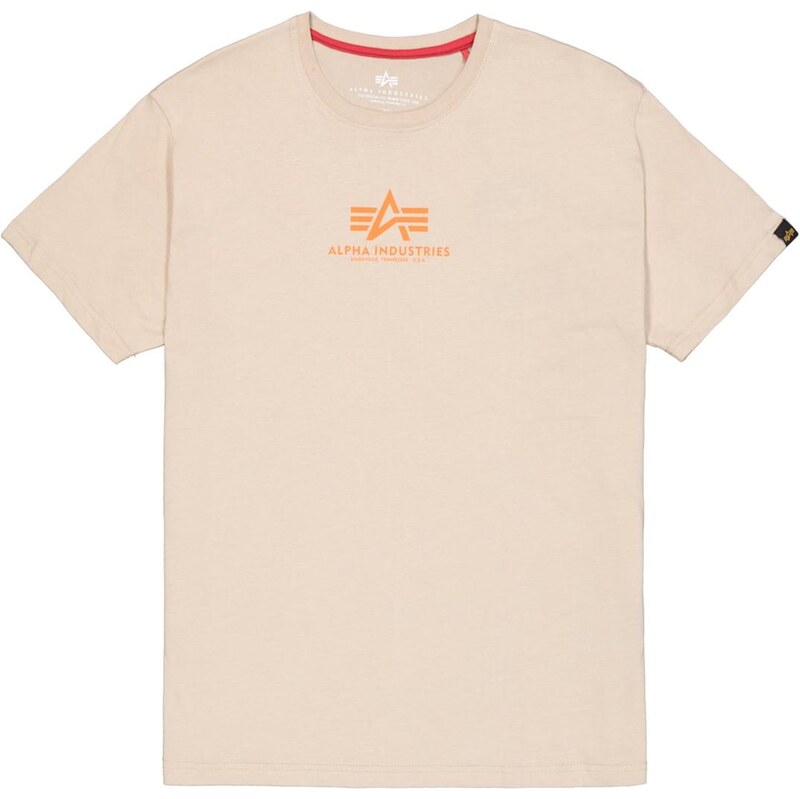 ALPHA INDUSTRIES Tričko béžová / oranžová 64390165