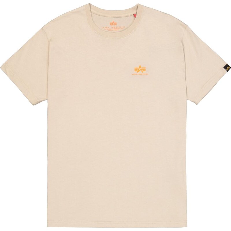 ALPHA INDUSTRIES Tričko béžová / oranžová 64390156