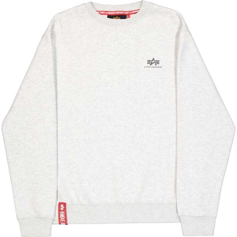 ALPHA INDUSTRIES Mikina čierna / biela melírovaná 65595217