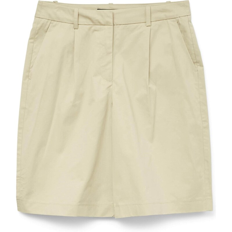 VERO MODA Plisované nohavice kapučíno 65656666