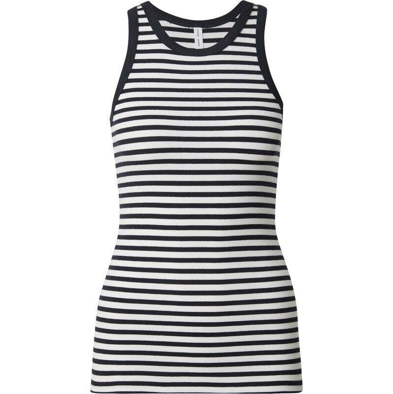 Samsøe Samsøe Top Alexo námornícka modrá / biela 64849146