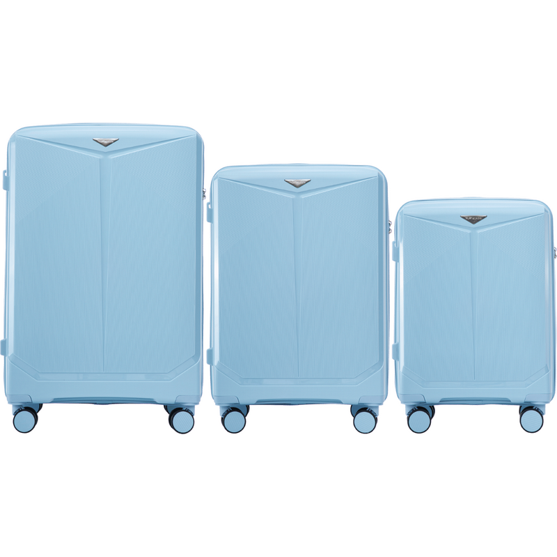 Svetlomodrá sada 3 cestovných kufrov WINGS COCKATIEL CKT02 COCKATIEL, 64391346