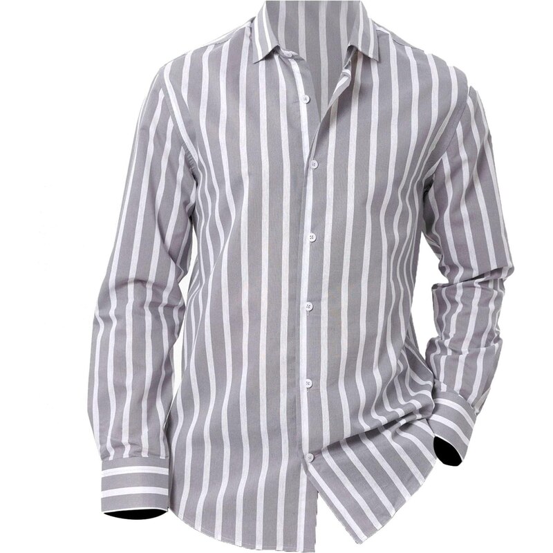 Antioch Košeľa sivá / biela 65645882