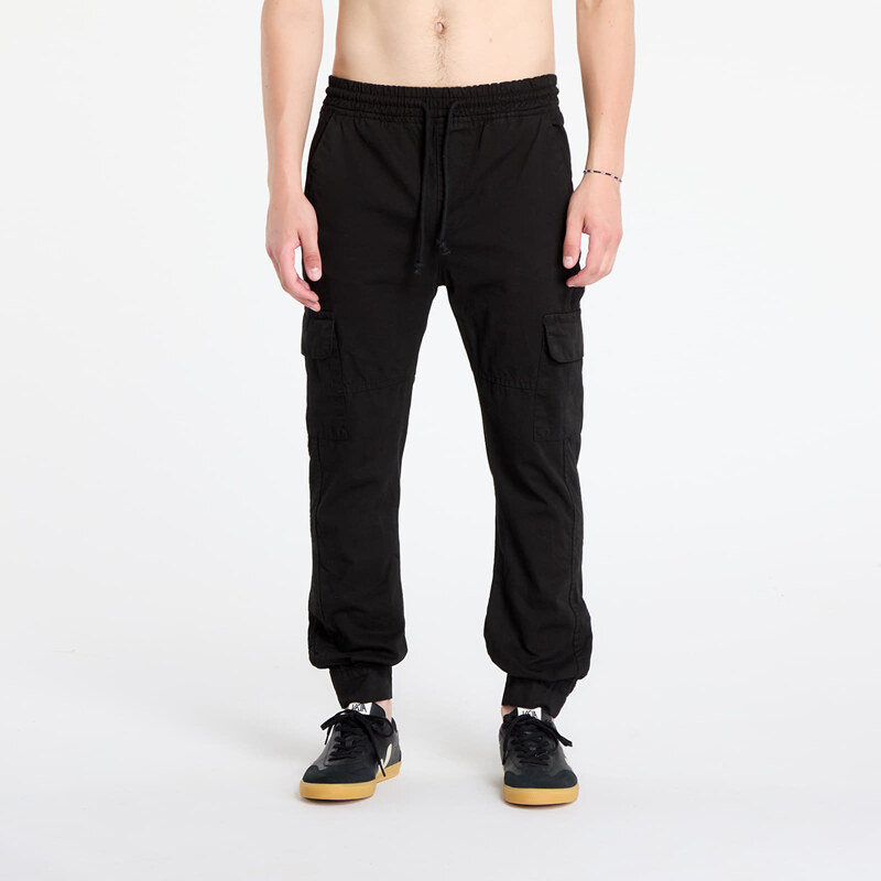 Kalhoty Urban Classics Military Jogg Pants Black XXL 54993483