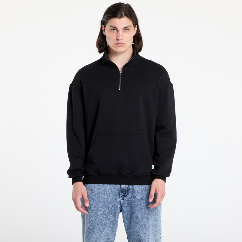 Mikina Urban Classics Organic Basic Troyer Black XXL 47094635