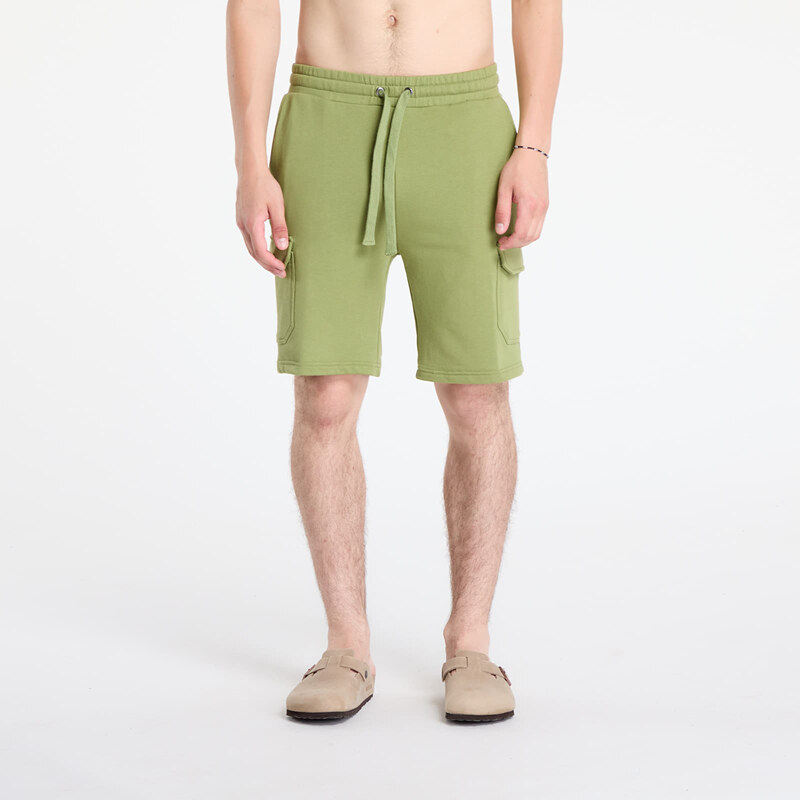 Šortky Urban Classics Organic Cargo Sweatshorts Green XL 47097999
