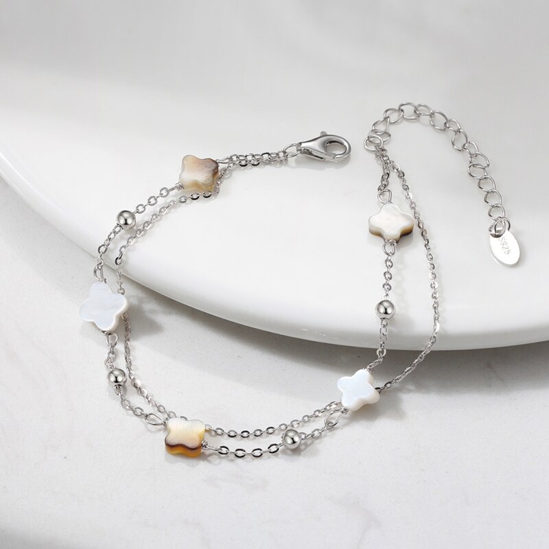 MAJYA Strieborný náramok s príveskami LUCKY SANDY 11873 64582801