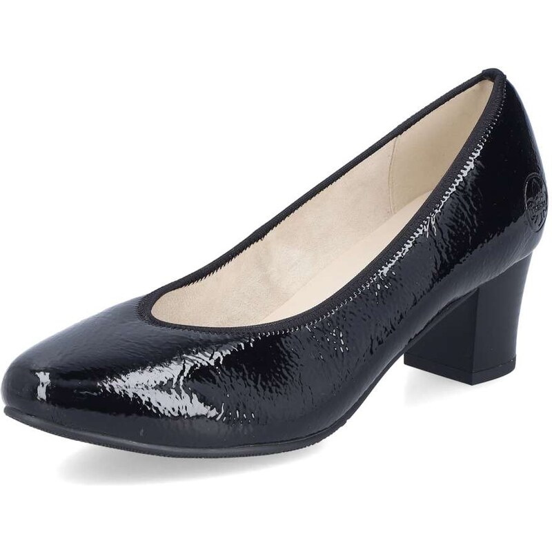 Dámske lodičky RIEKER 44650-02 čierna S6 64396050