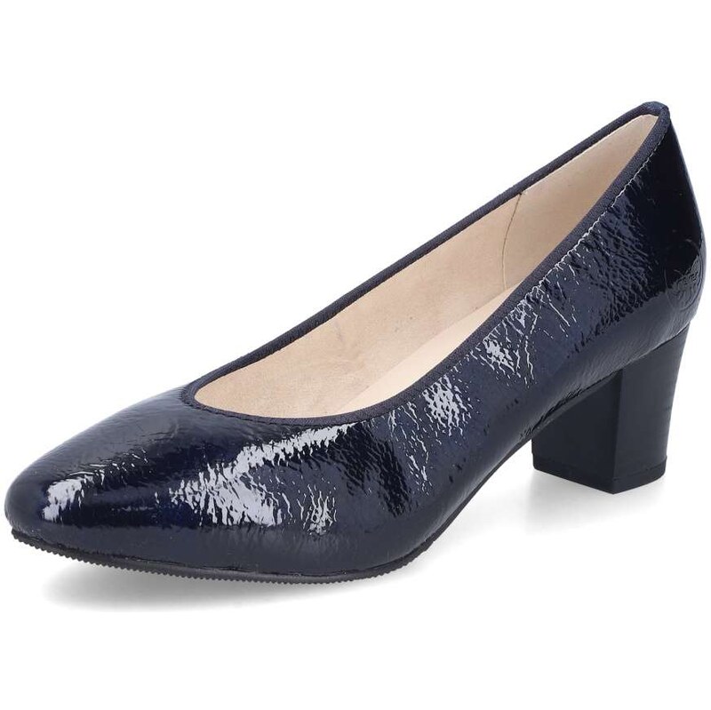 Dámske lodičky RIEKER 44650-14 modrá W5 64396051