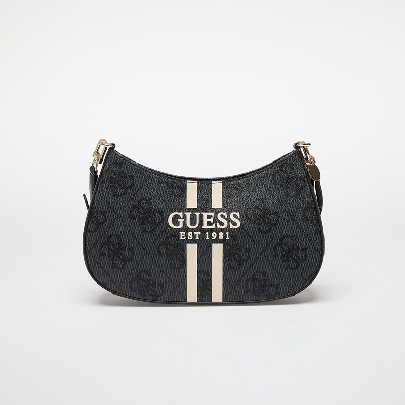 Taška GUESS Noelle II Top Zip Shoulder Bag Coal Logo Universal 64396146