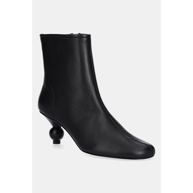 Kožené členkové topánky Weekend Max Mara Acro 64396918