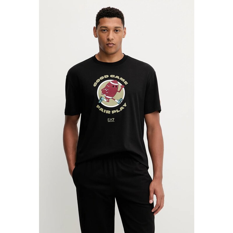 Bavlnené tričko EA7 Emporio Armani 64396580