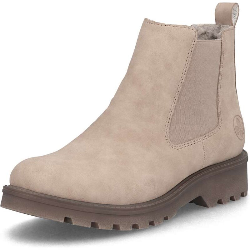 Dámska členková obuv RIEKER 73250-61 béžová W5 64396262