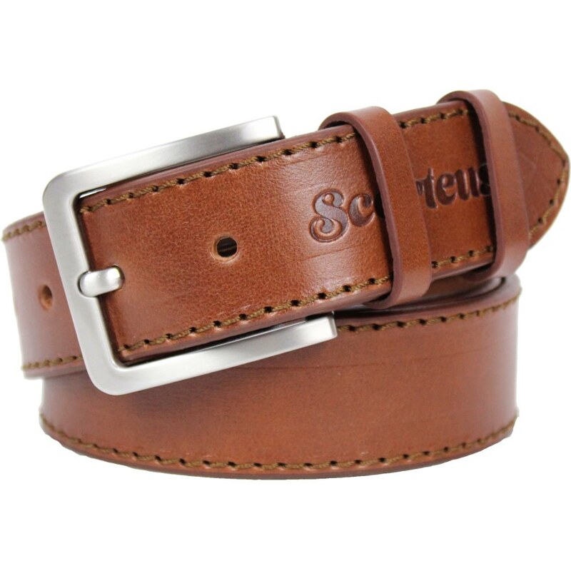 Scorteus Pánsky kožený opasok Scorteus SC - 1776/40/1 koňak 39344664