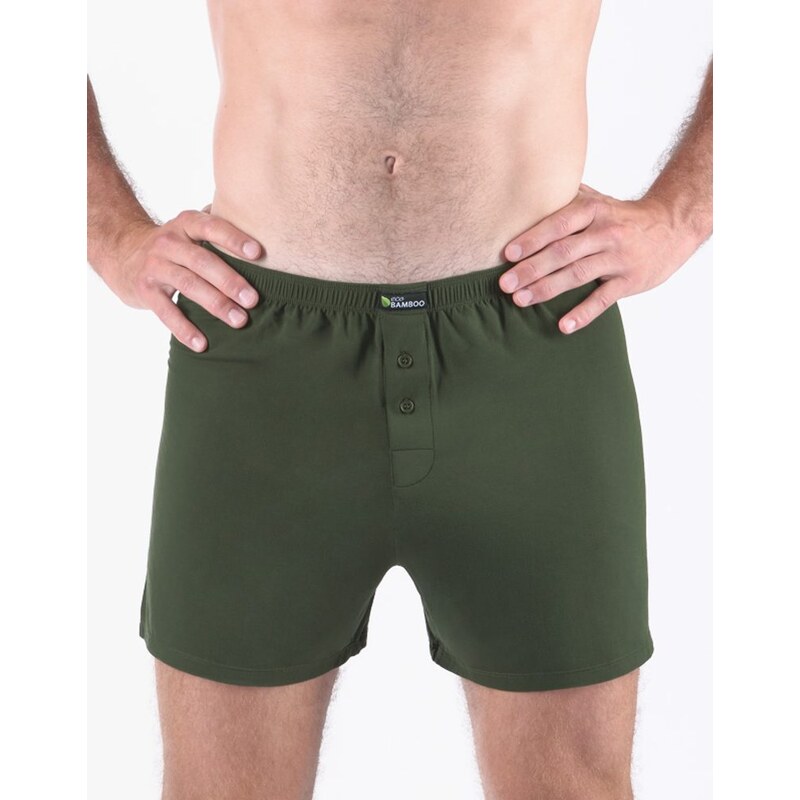 Voľné trenky v zelenej farbe ECO Bamboo 64398350