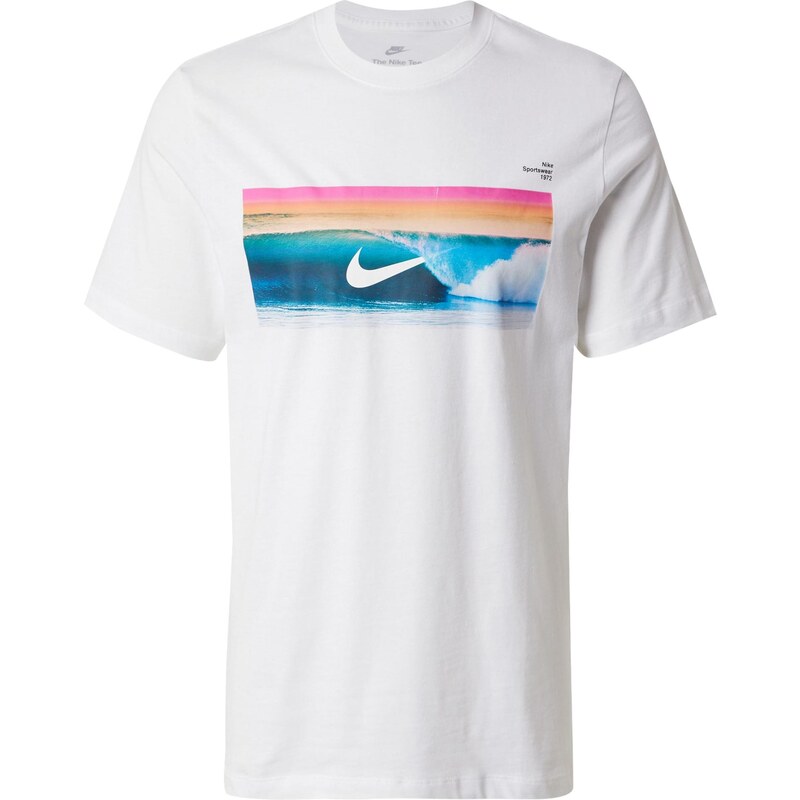 Nike Sportswear Tričko modrozelená / oranžová / fuksia / biela 64131818