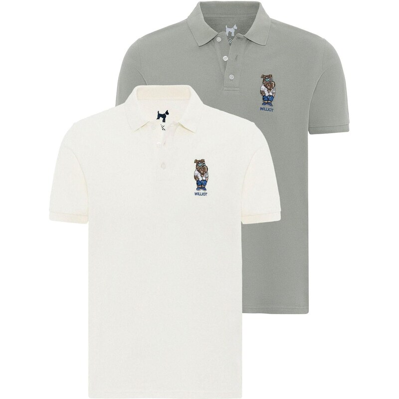 Williot Tričko béžová / sivá 65653241