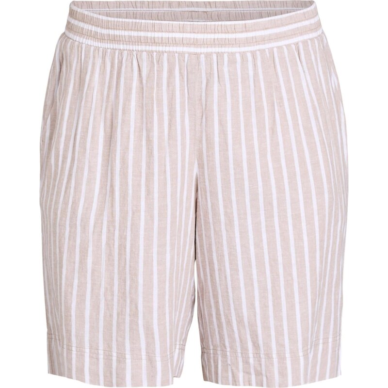 Zizzi Nohavice LINA telová / biela 65883539