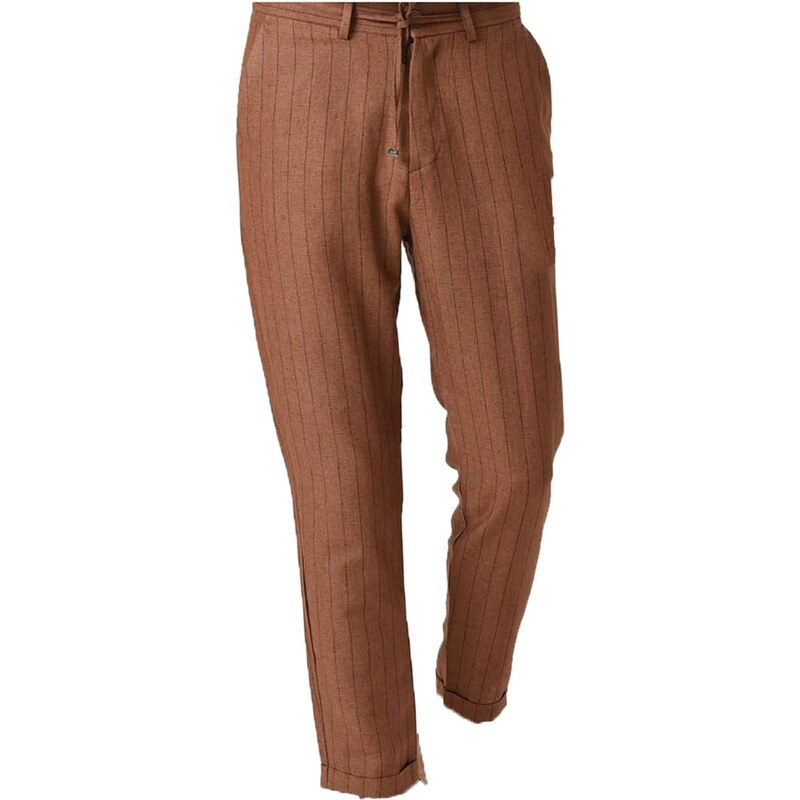 Antioch Chino nohavice hnedá / čierna 65648098