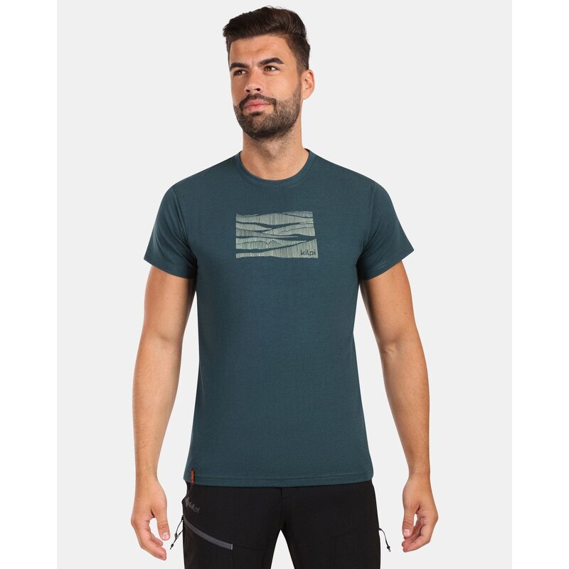 Pánske funkčné tričko Kilpi DIXIE-M tmavo zelená 64404523