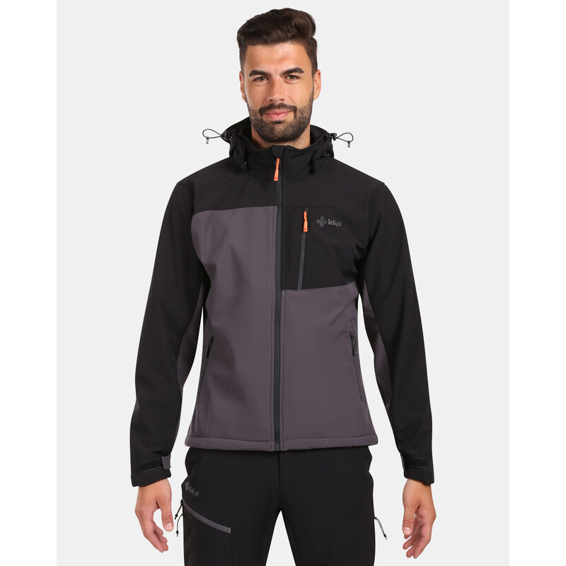 Pánska softshellová bunda Kilpi ONTAVIO-M tmavo šedá 64139713