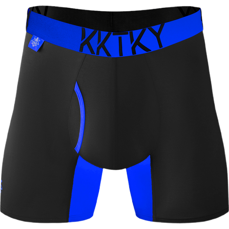 Pánske boxerky KKTKY Briefs Noemova vlna Neónová modrá 64404986