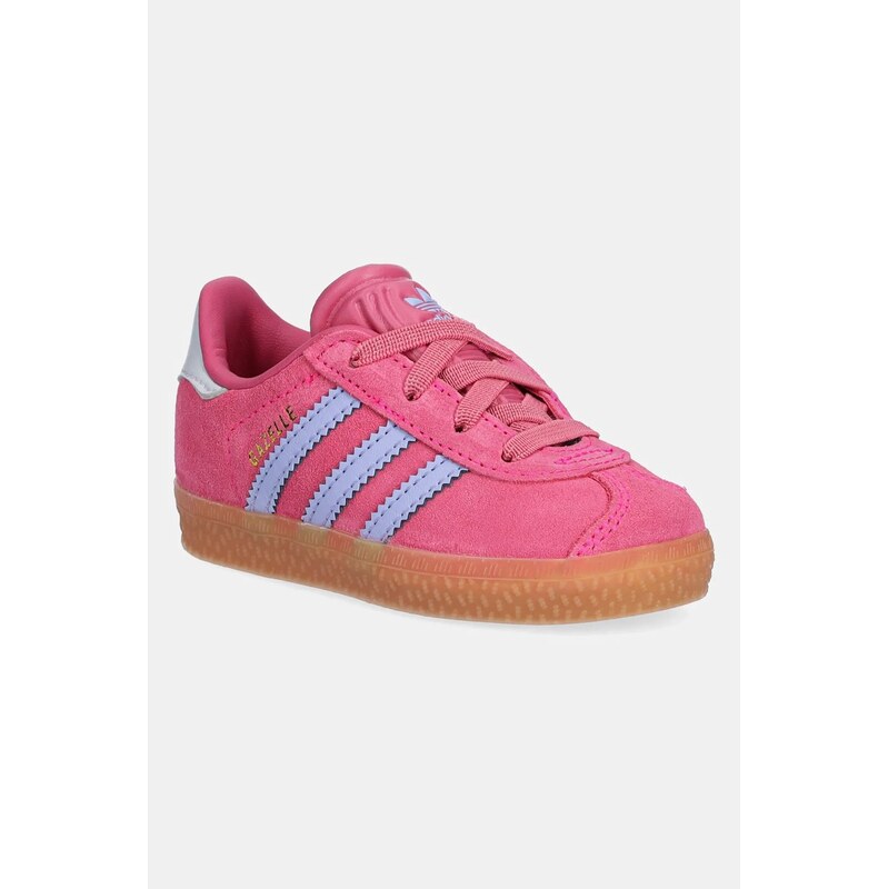 Detské semišové tenisky adidas Originals GAZELLE 64412526