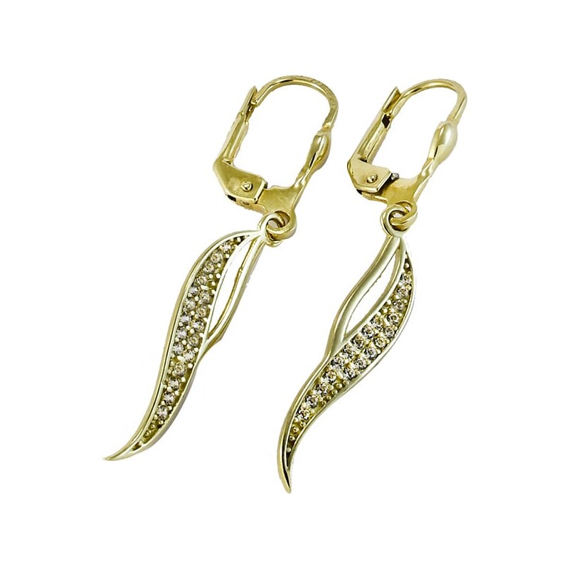 Zlaté náušnice Glare 406 64405225