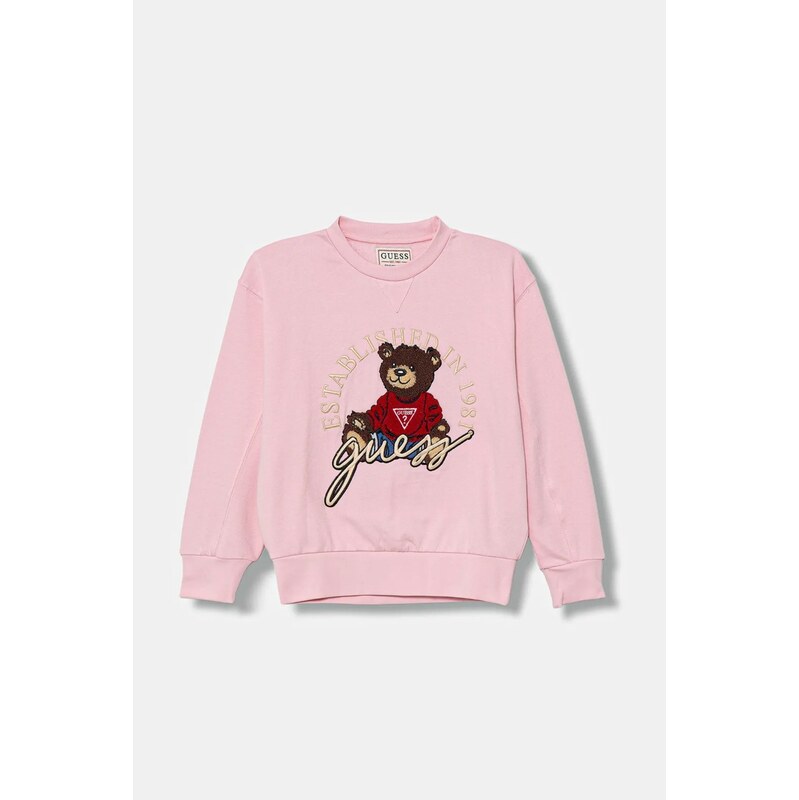 Detská bavlnená mikina Guess 64408560