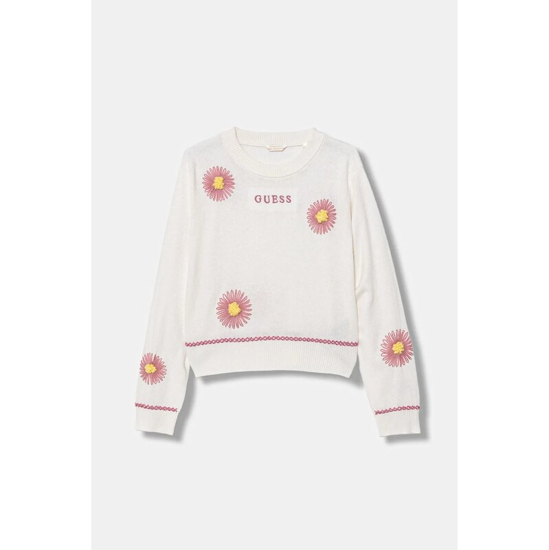 Detský sveter s prímesou vlny Guess 64408551
