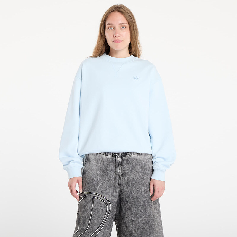 Mikina New Balance Athletics French Terry Crew Blue L 64406002