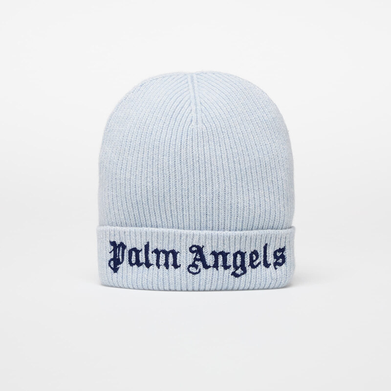 Čiapka Palm Angels Kids Logo Knit Beanie Light Blue/ Navy Blue II 64406012