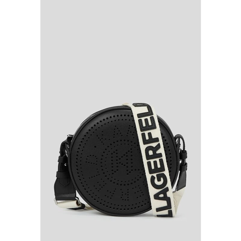 Kožená kabelka Karl Lagerfeld K/CIRCLE 63609016