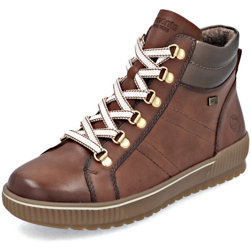 RIEKER Dámska členková obuv REMONTE D0781-24 hnedá W5 64407308