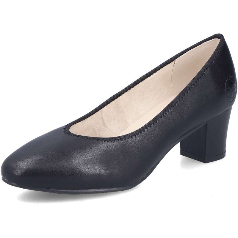 Dámske lodičky RIEKER 44650-04 čierna S6 67314755